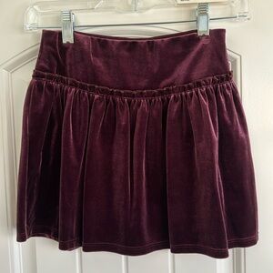 Ivy & Moon Velvet Skirt Size 7-8
